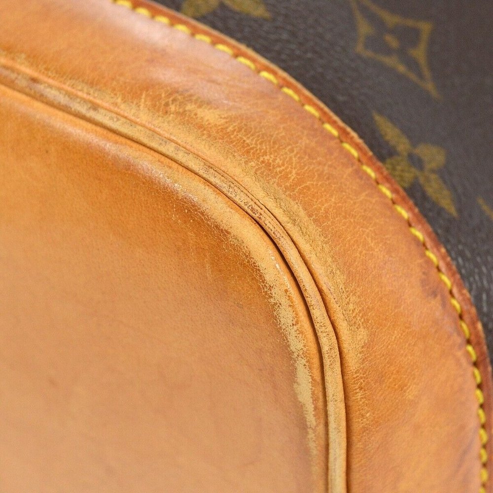 MAKE ME AN OFFER!! 789320N Louis Vuitton Satchel Bag Alma Brown Monogram - Picture 2 of 7